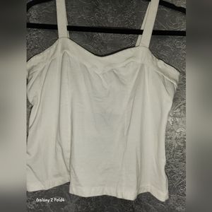 White crop top